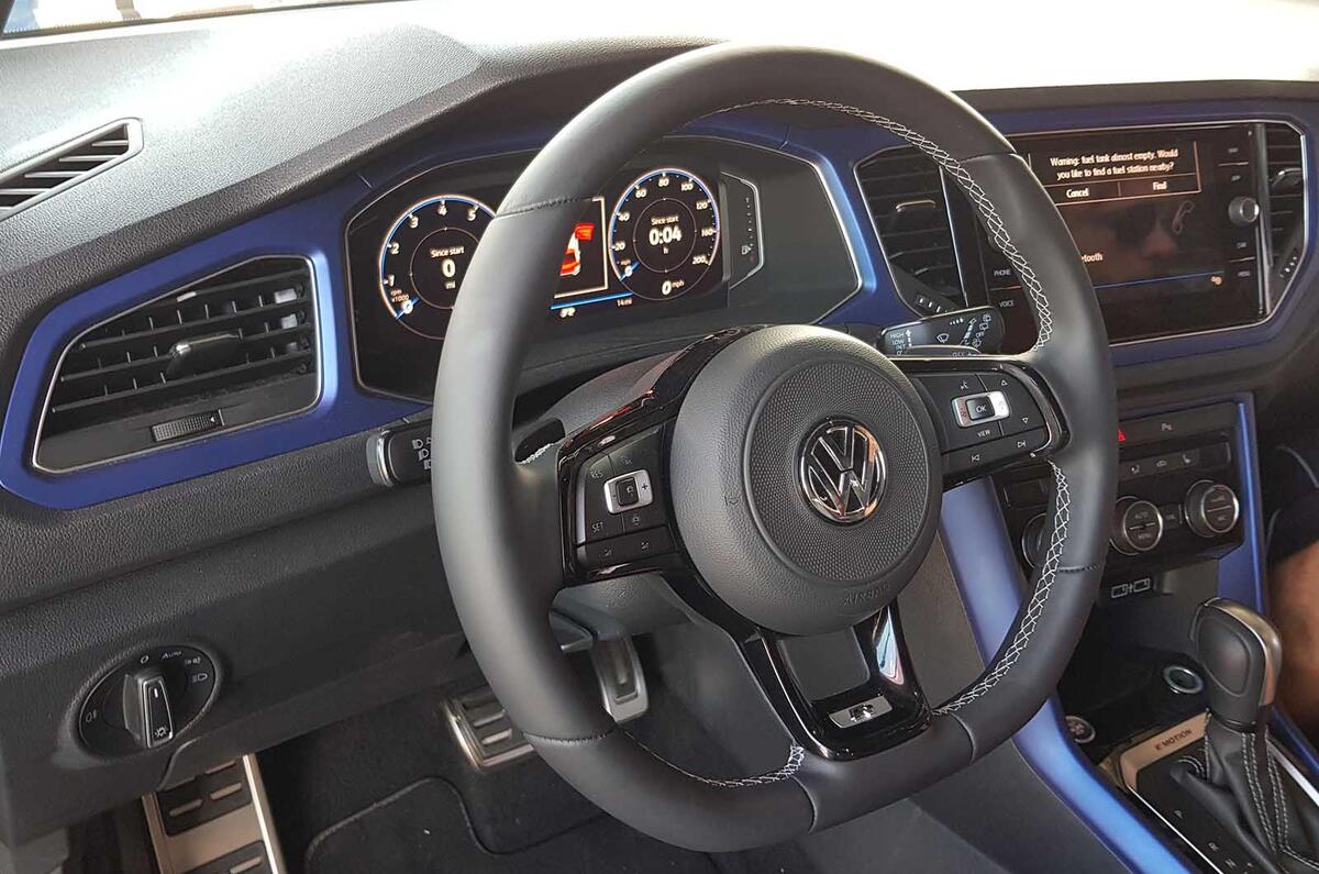 T-Roc R interior at Goodwood