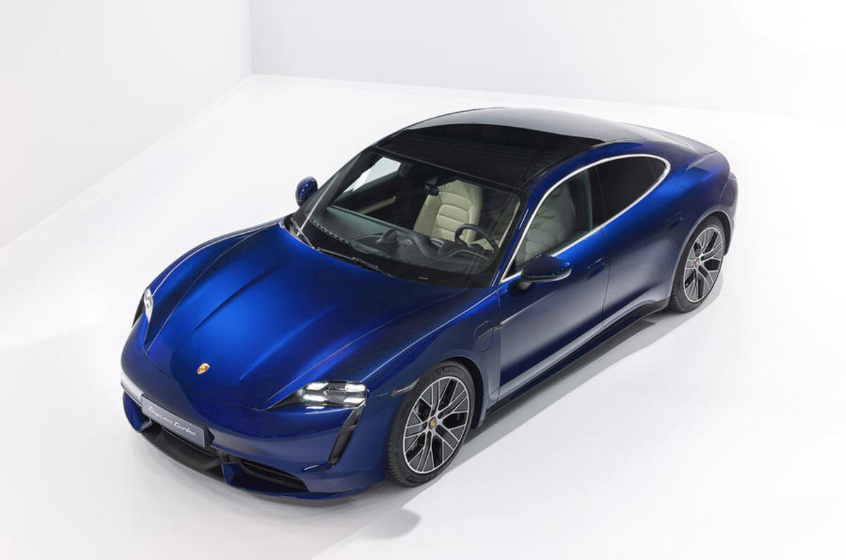 Porsche Taycan Turbo S - studio shoot