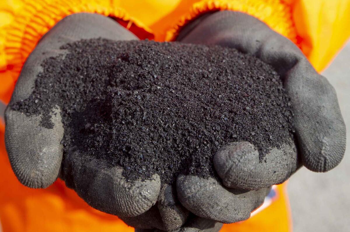 Tarmac's new rubberised asphalt