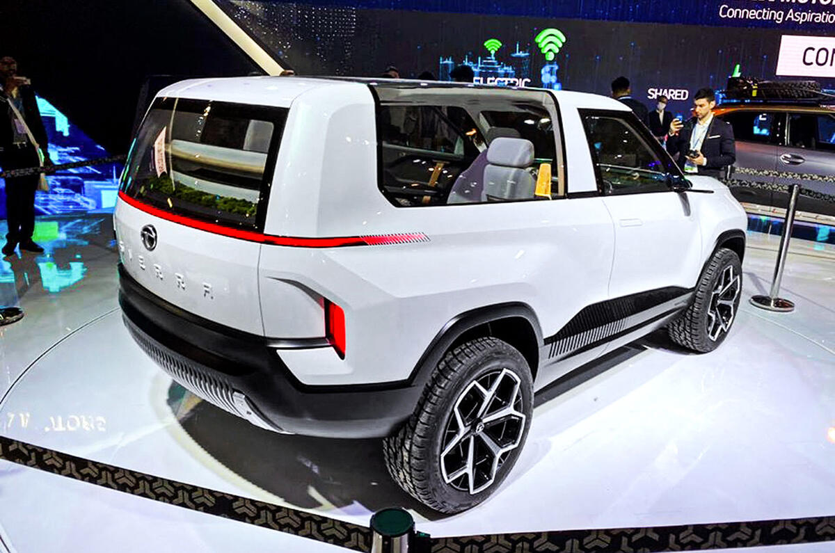 New Delhi Auto Expo 2020 - Tata Sierra rear New Delhi Auto Expo 2020 - Tata Sierra rear