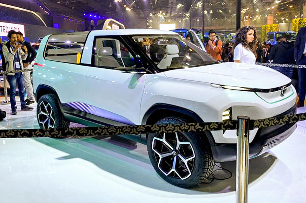 New Delhi Auto Expo 2020 - Tata Sierra front New Delhi Auto Expo 2020 - Tata Sierra front