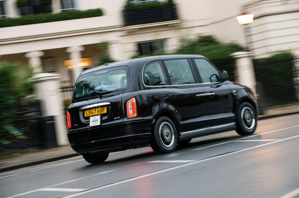 LEVC Taxi London rear LEVC Taxi London rear