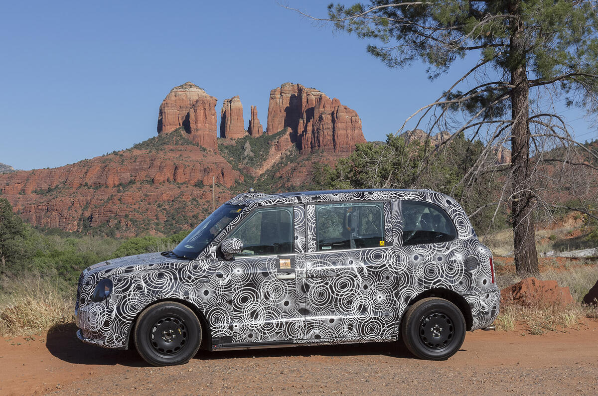 London Taxi Company TX5 hot weather testing