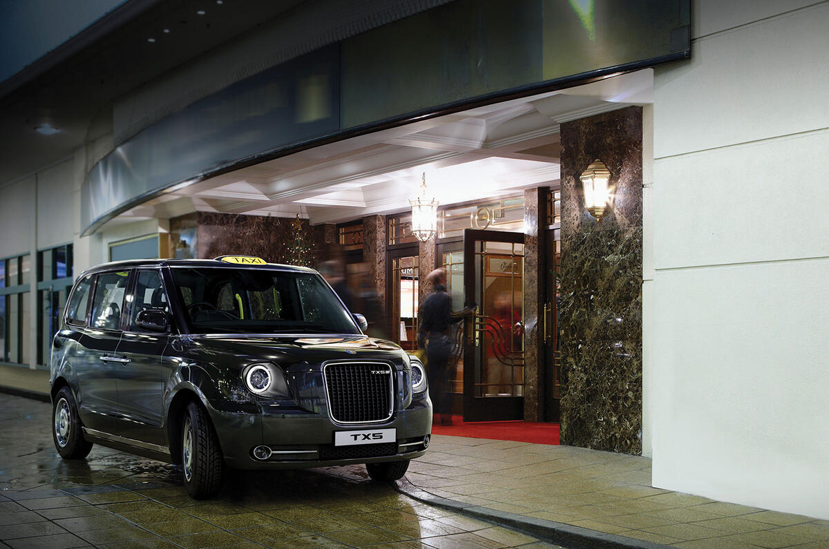 London Taxi Company electric taxi