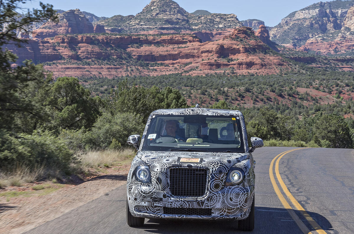 London Taxi Company TX5 hot weather testing