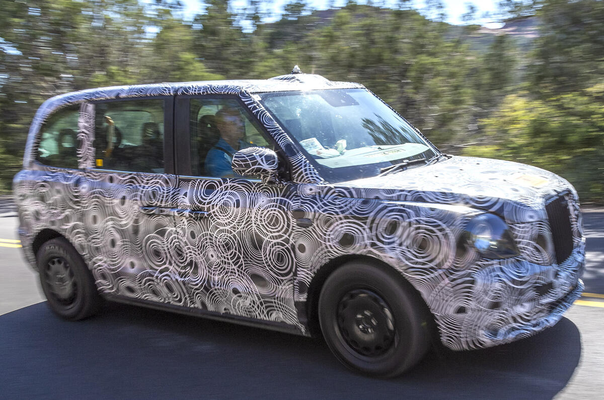 London Taxi Company TX5 hot weather testing