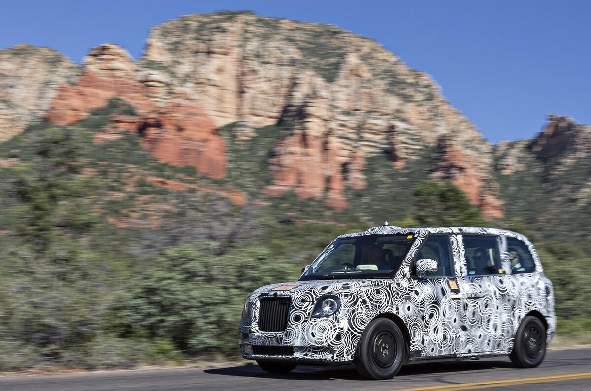 London Taxi Company TX5 hot weather testing