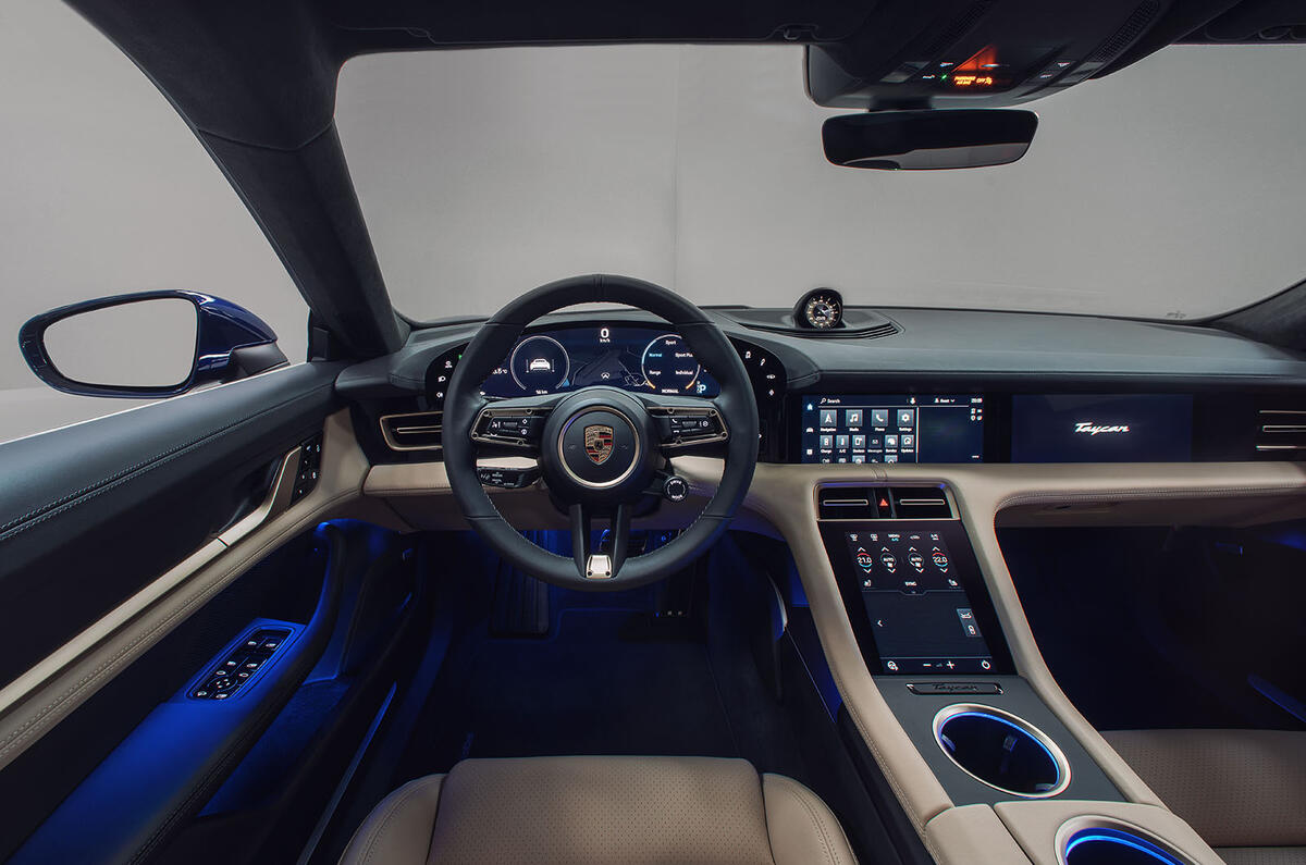 2020 Porsche Taycan Turbo S - studio interior