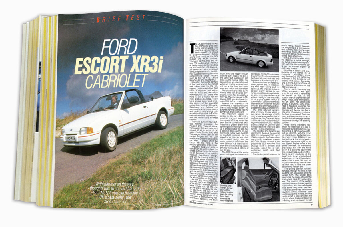 Ford Escort XR3i Cabriolet