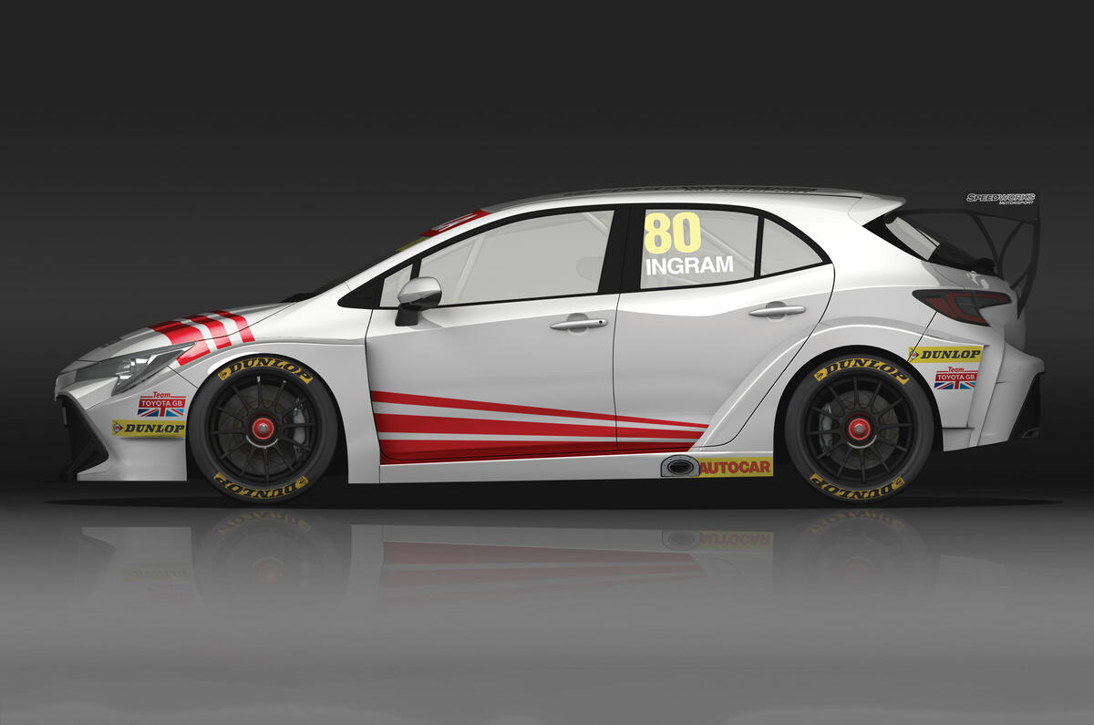 Toyota Corolla racer will carry Toyota Team GB branding
