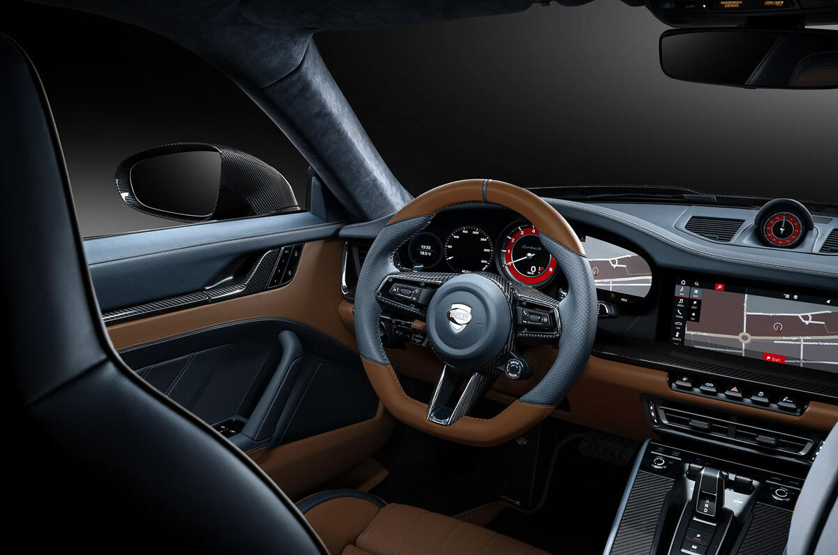 TechArt GTstreetR Touring interior dashboard