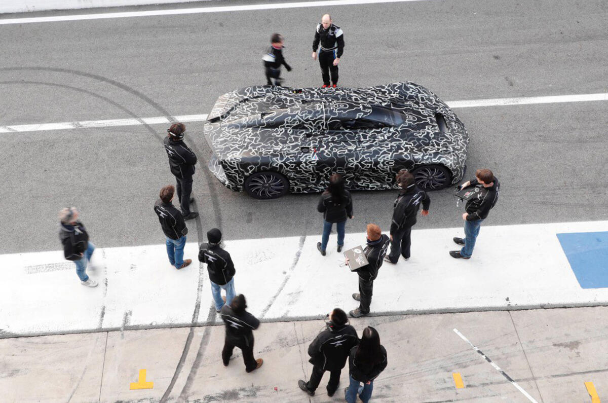 Techrules turbine-recharging supercar spotted ahead of Geneva