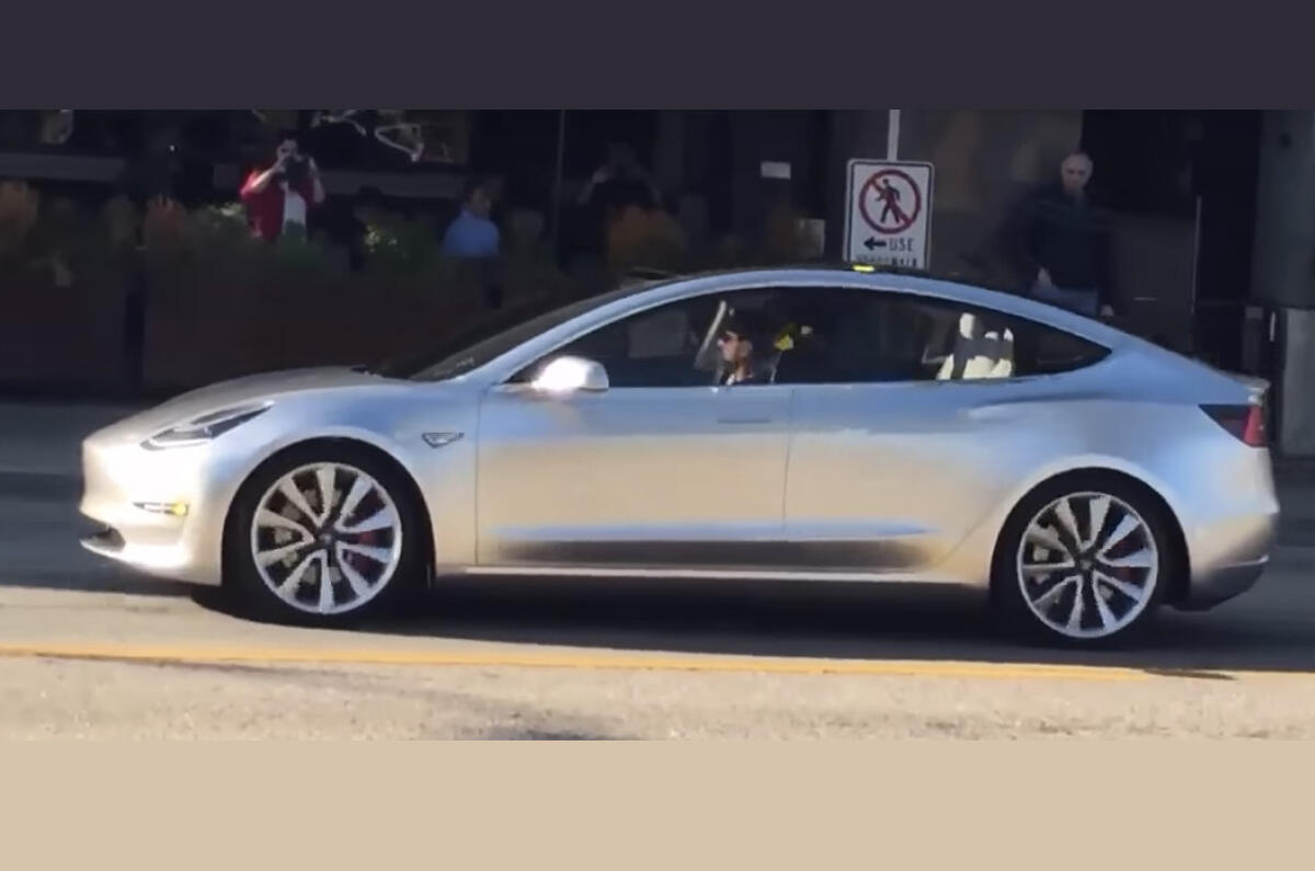 Tesla Model 3 in wild