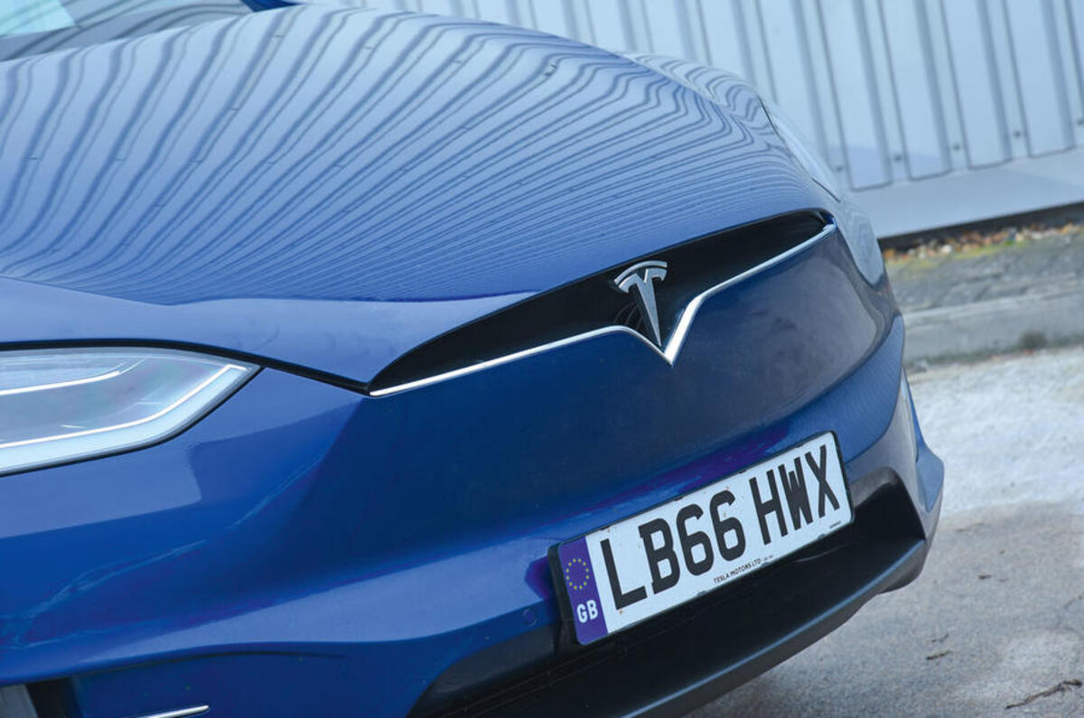 tesla model x front grille