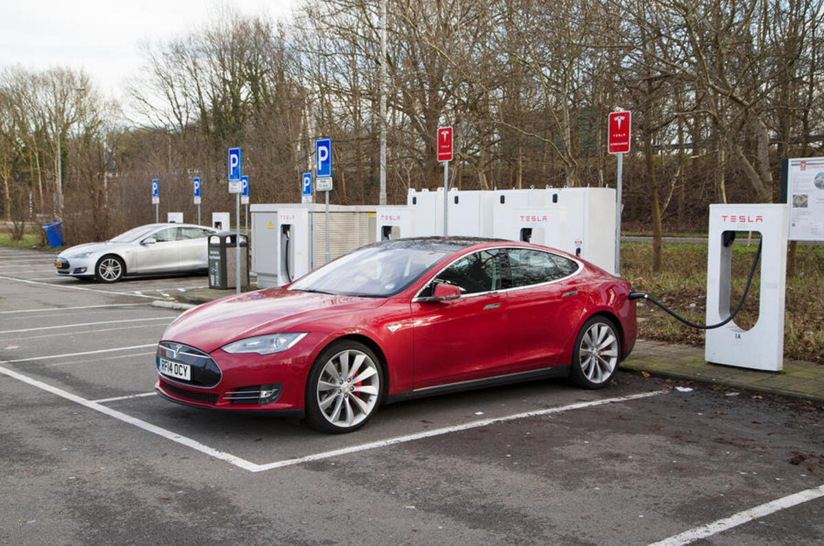 Tesla charging