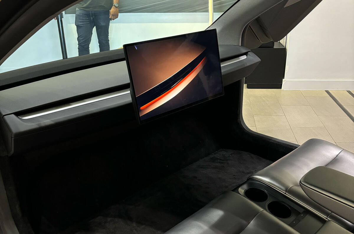 Tesla Cybercab interior