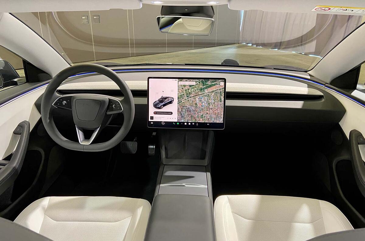 Tesla Model 3 interior Tesla Model 3 interior