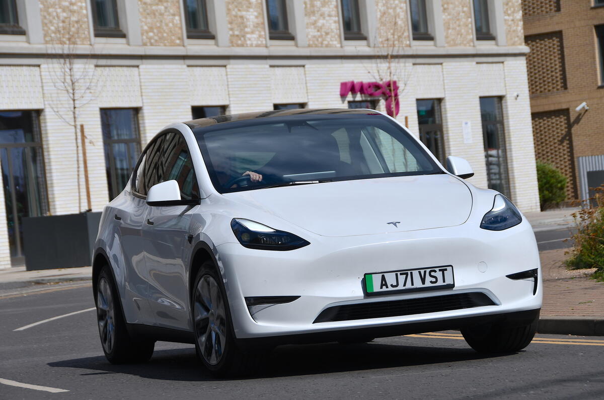 Tesla MOdel Y cornering