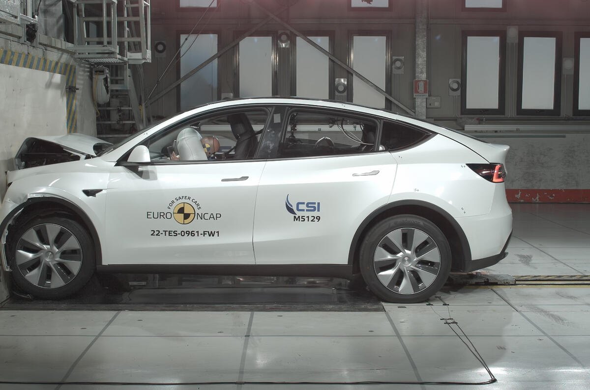 Tesla Model Y NCAP side