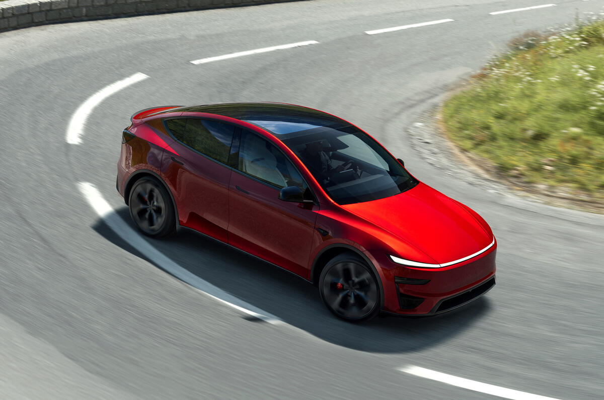 Tesla Model Y performance front