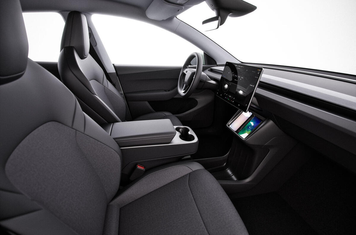 tesla model y standard interior