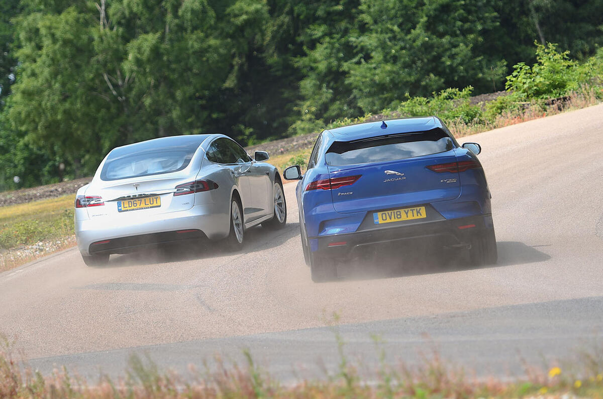 Tesla Model S vs Jaguar I-Pace