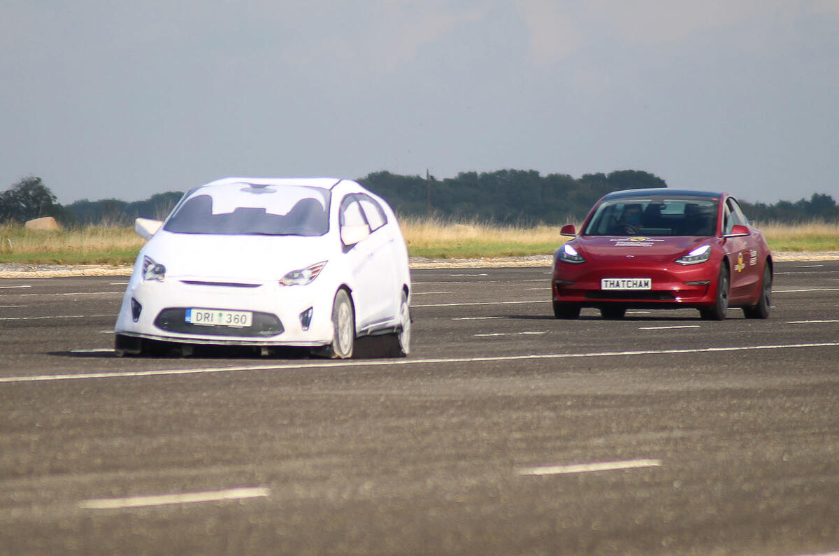 Thatcham ADAS testing Tesla braking Thatcham ADAS testing Tesla braking