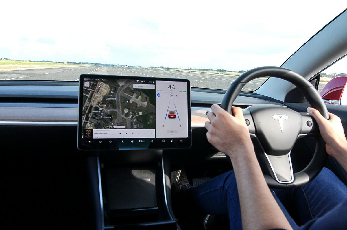 Thatcham ADAS testing Tesla dash Thatcham ADAS testing Tesla dash