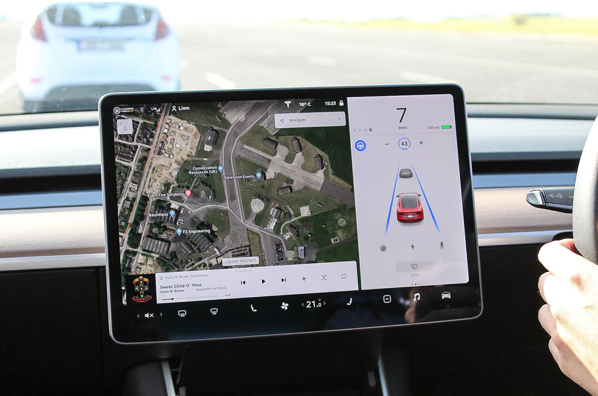 Thatcham ADAS testing tesla warning Thatcham ADAS testing tesla warning