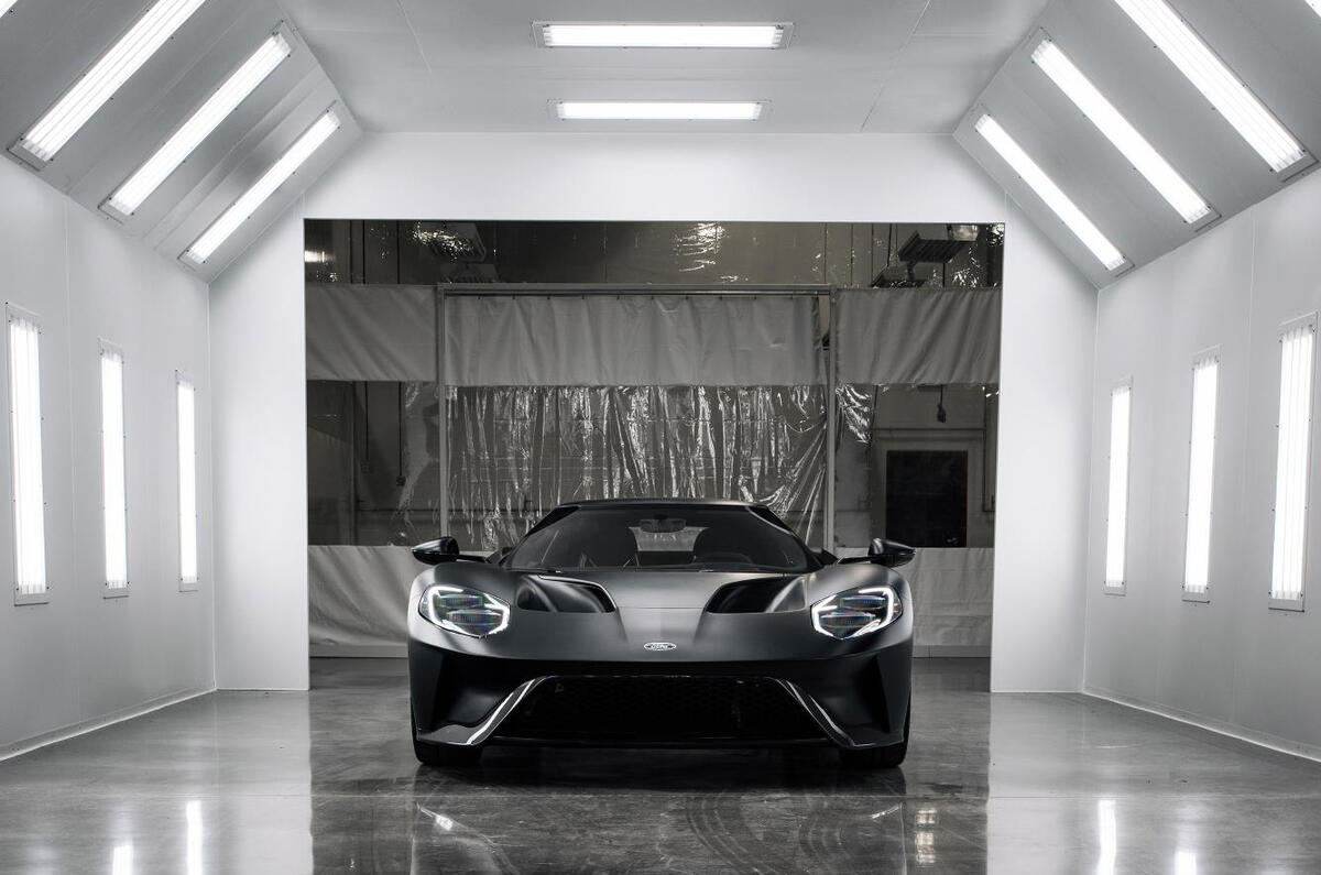 First Ford GT customer car rolls off production line - live video