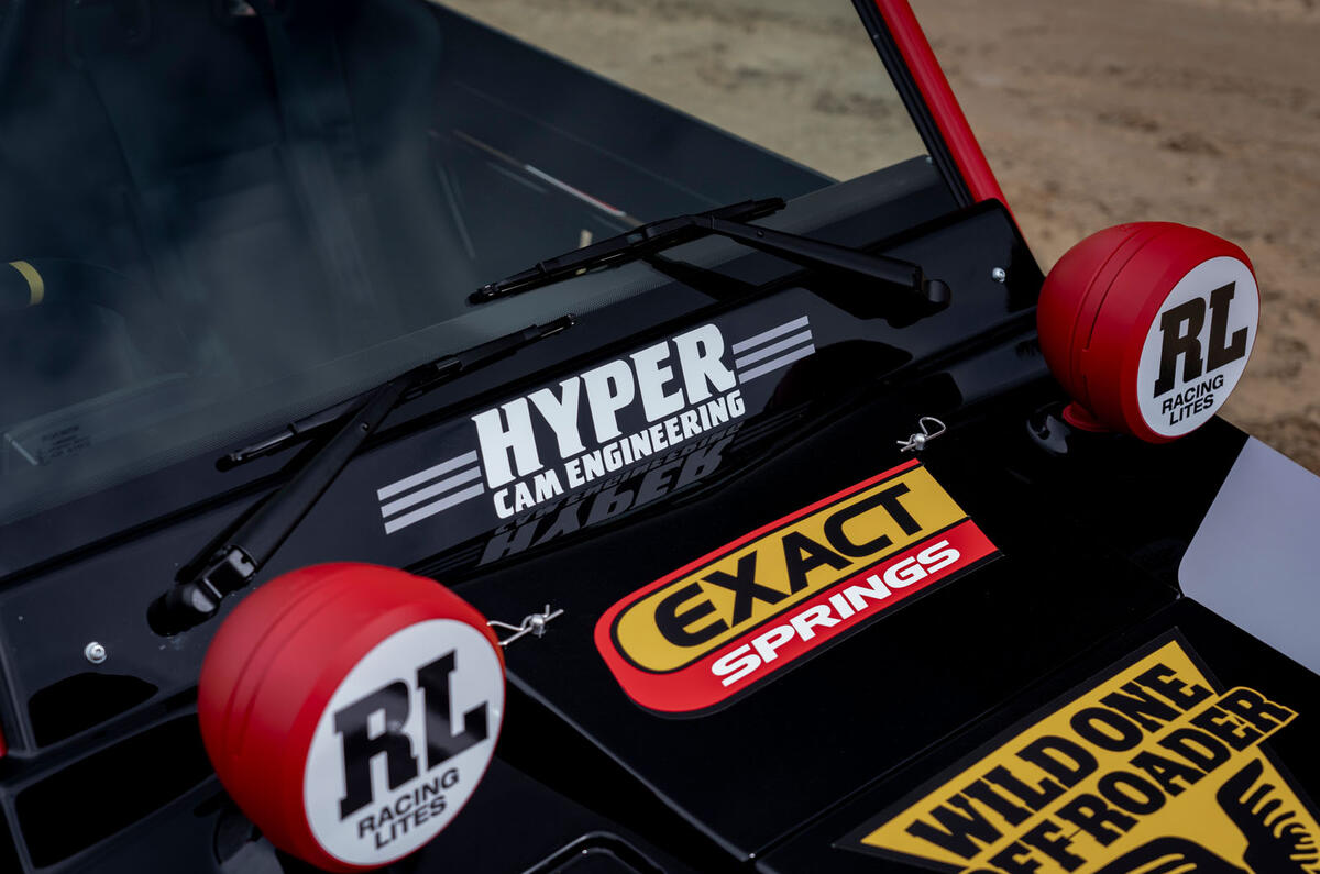 The Little Car Company Tamiya Wild One Max 2024 bonnet detail The Little Car Company Tamiya Wild One Max 2024 bonnet detail