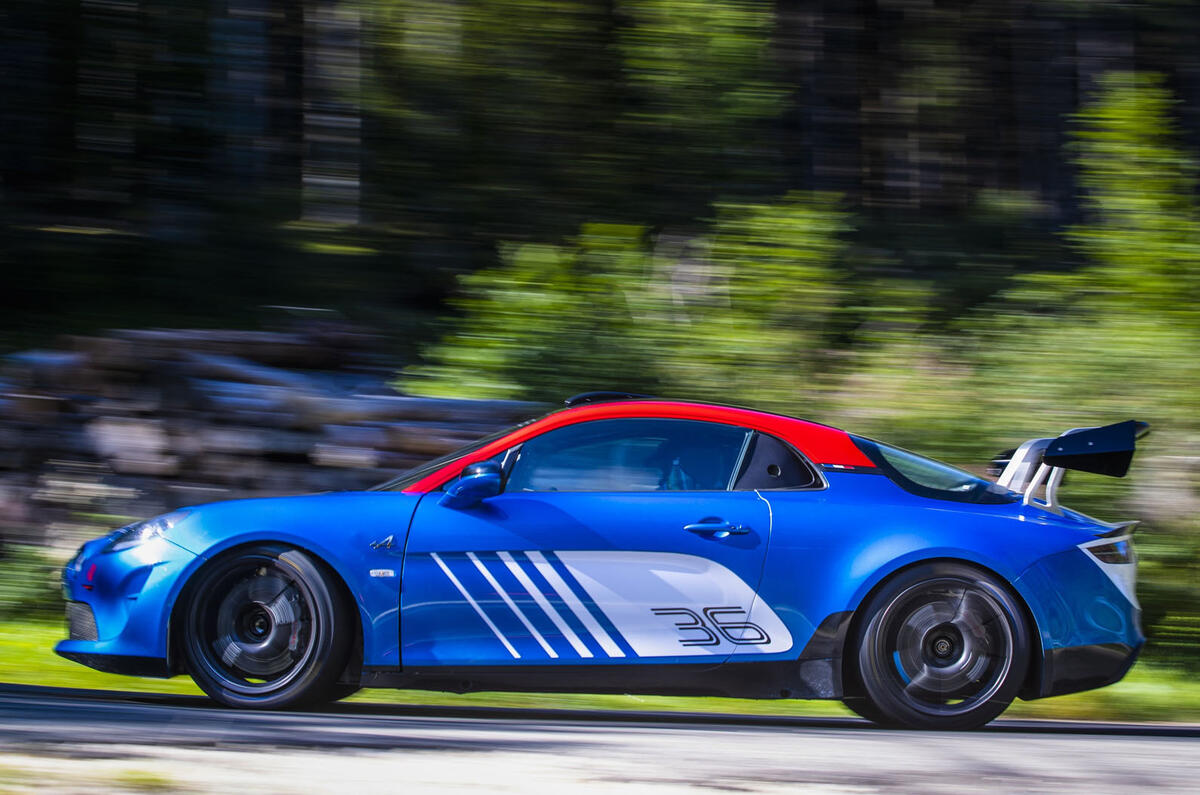 2020 Alpine A110 Rally - cornering side