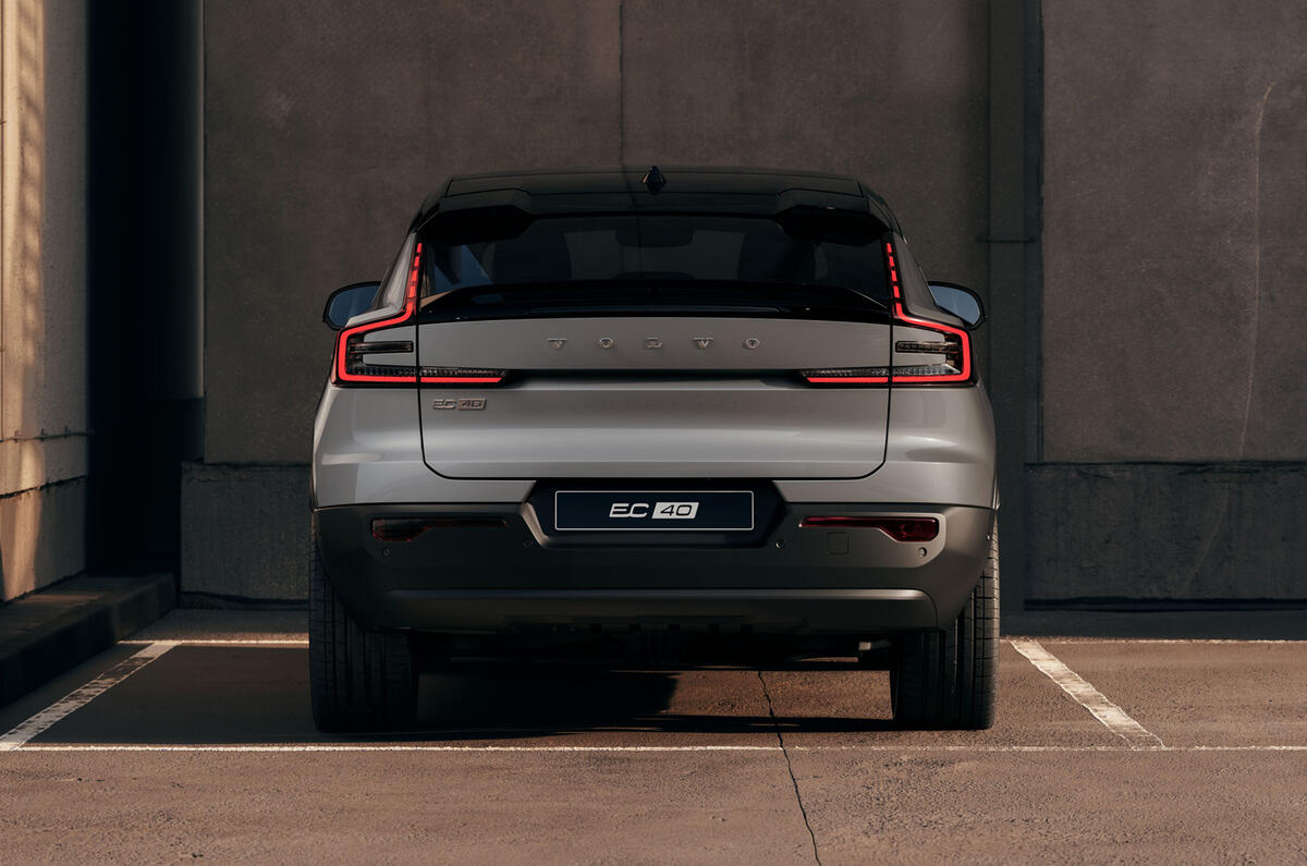 The New Volvo EC40 Exterior FullRear