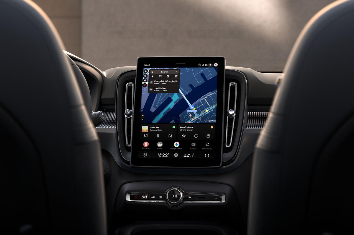 The New Volvo EX40 Interior Detail CSD
