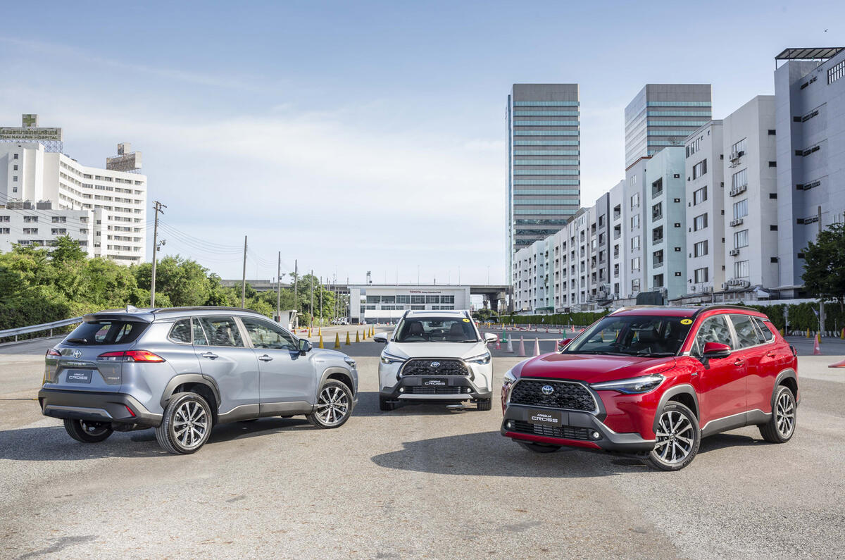 2020 Toyota Corolla Cross Thailand launch - trio 2020 Toyota Corolla Cross Thailand launch - trio