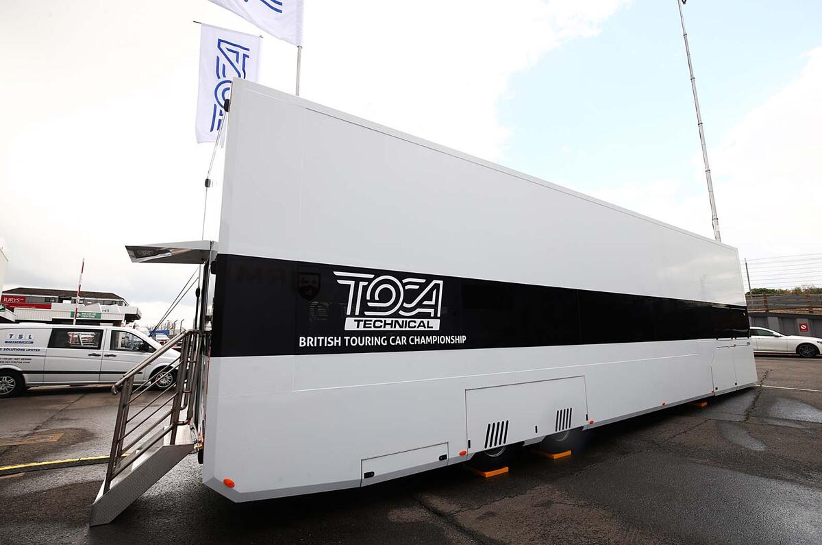 Inside the British Touring Car Championship's technical truck