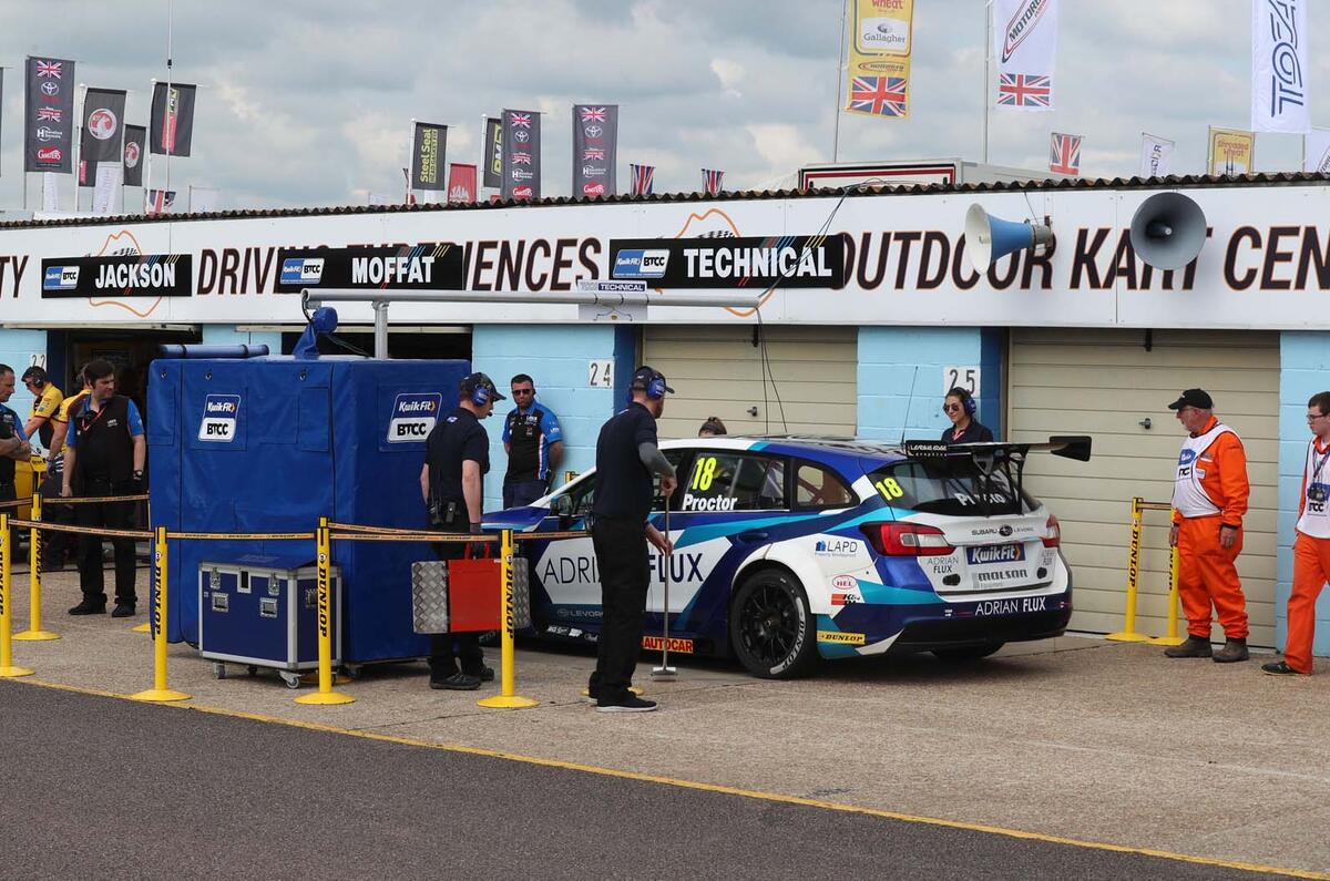 Inside the British Touring Car Championship's technical truck