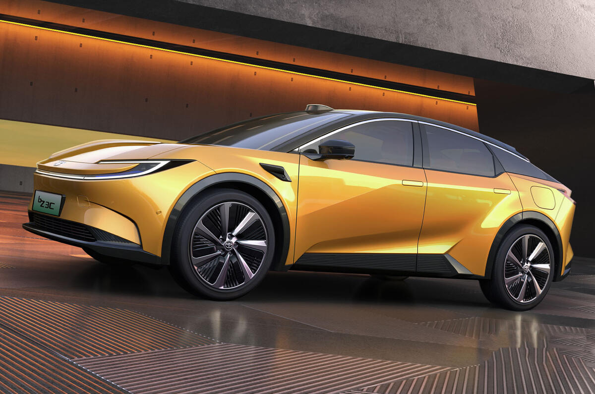 Toyota bZ3C front quarter Toyota bZ3C front quarter