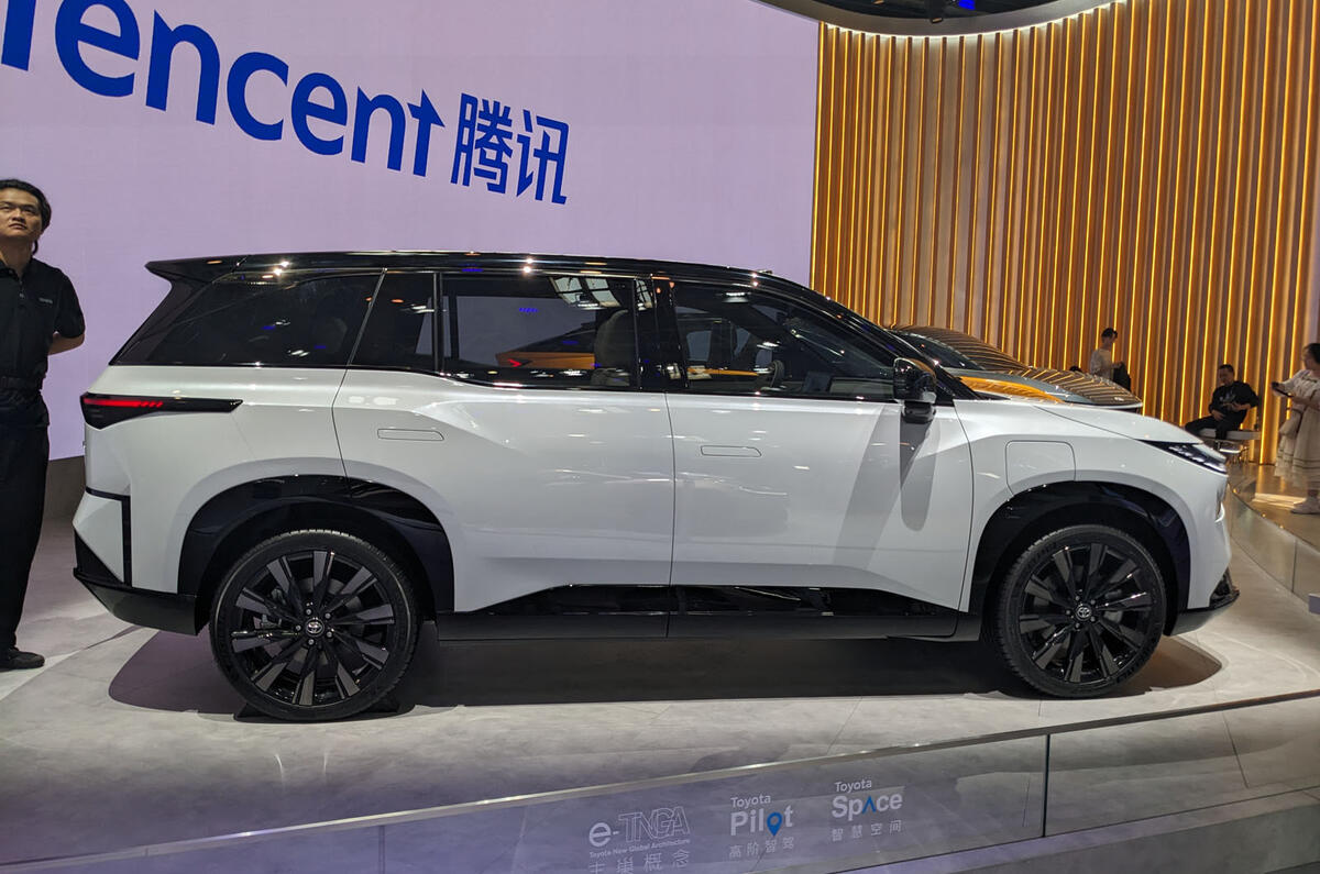 Toyota bZ3X Beijing side