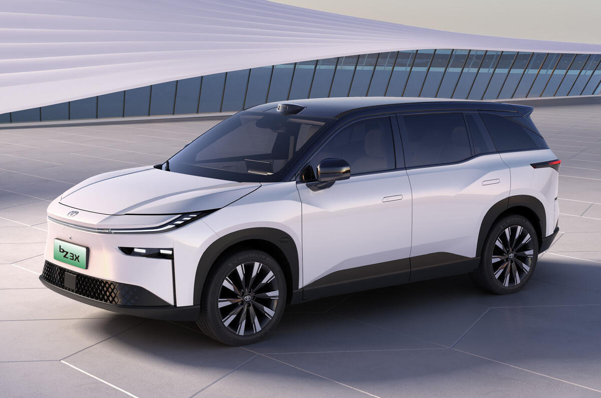 Toyota bZ3X front quarter Toyota bZ3X front quarter