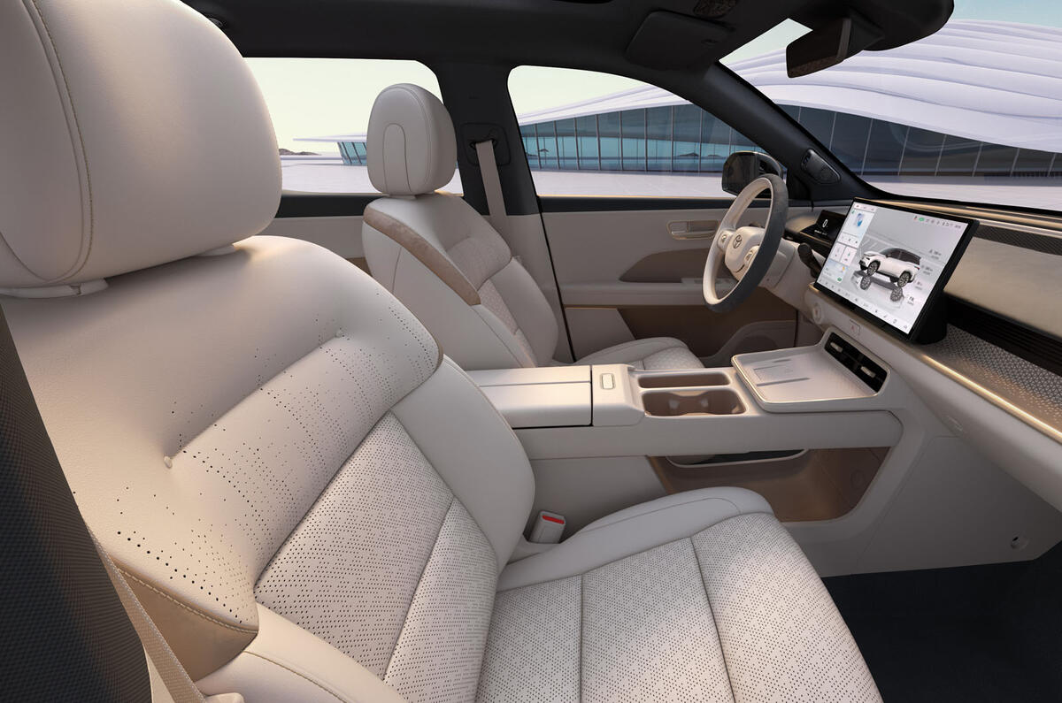 Toyota bZ3X interior Toyota bZ3X interior