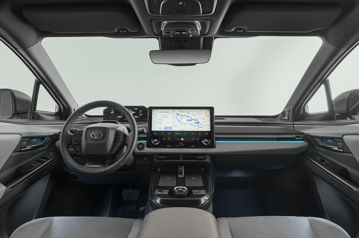 Toyota C HR+ dashboard Toyota C HR+ dashboard