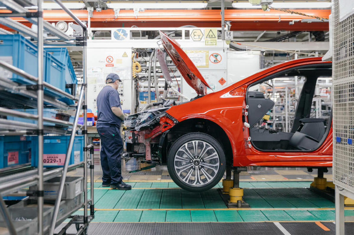 Toyota Corolla production Burnaston