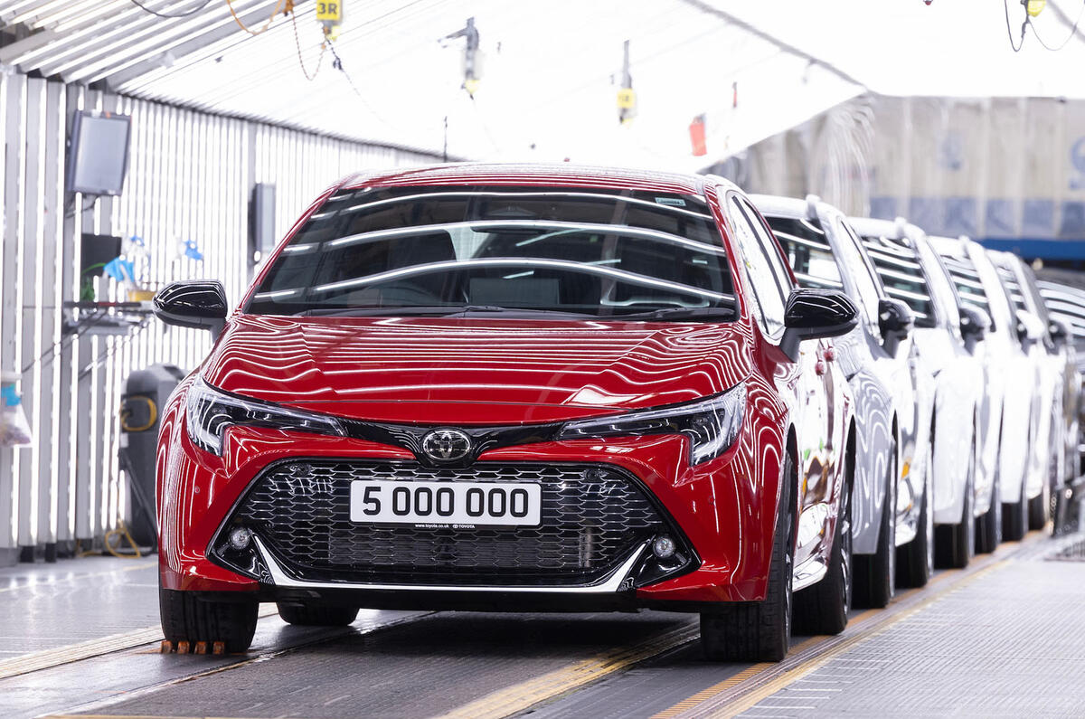 Toyota Corolla production Burnaston