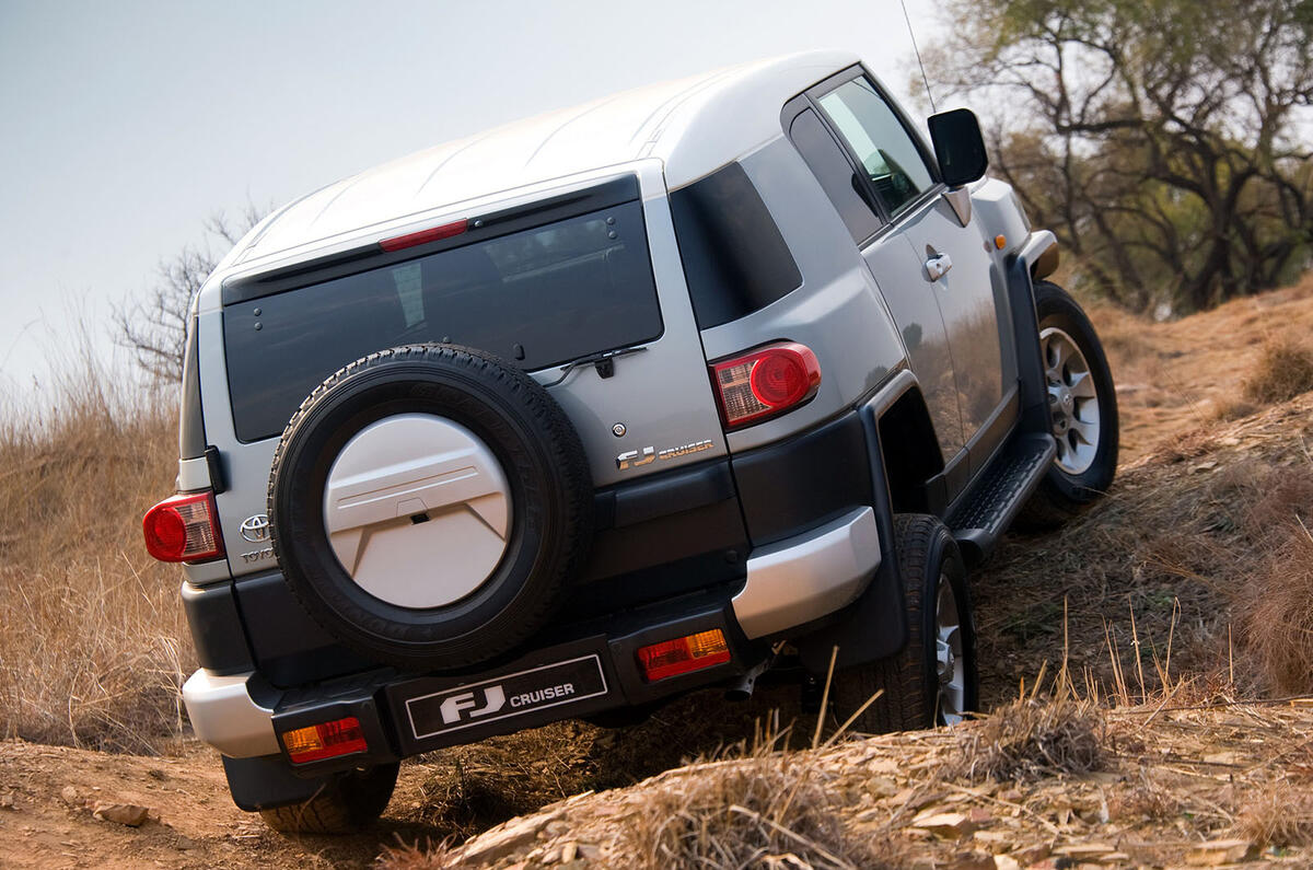 Toyota FJ Cruiser rear three quarter Toyota FJ Cruiser rear three quarter