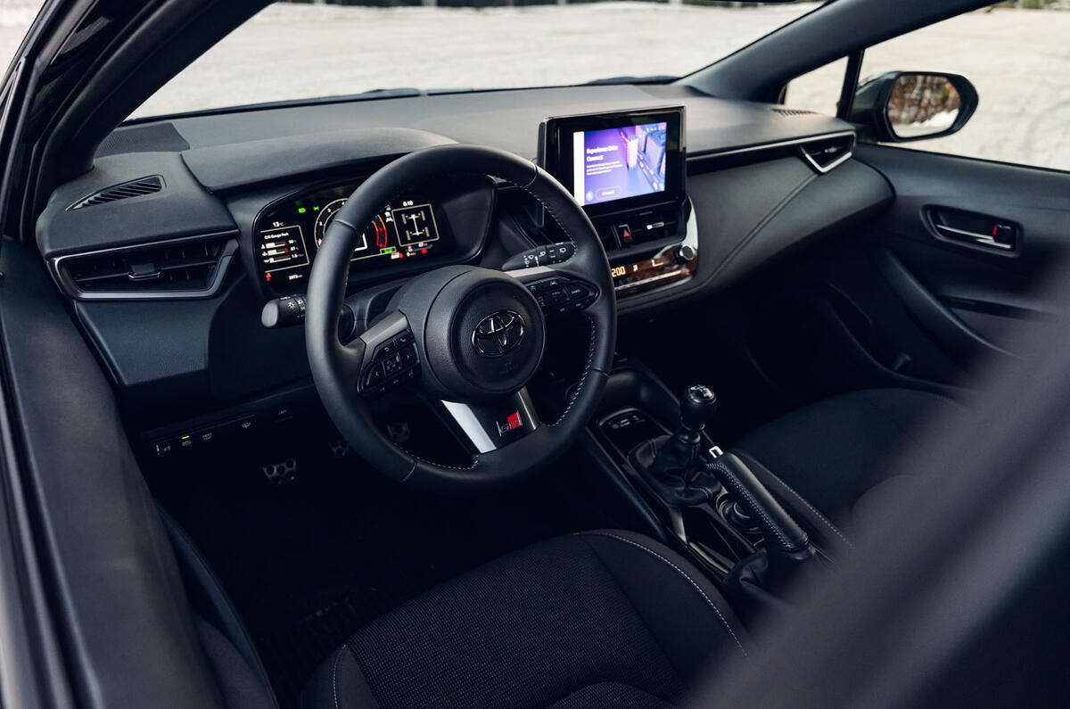 Toyota GR Corolla interior Toyota GR Corolla interior