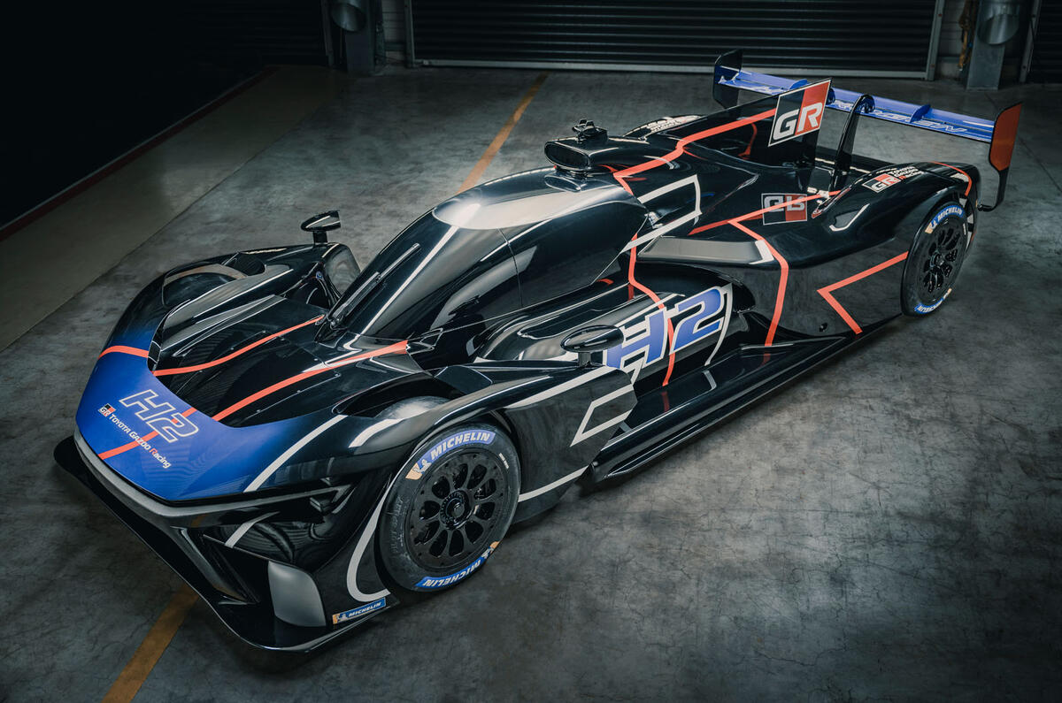 Toyota GR H2 racing concept front quarter high Toyota GR H2 racing concept front quarter high