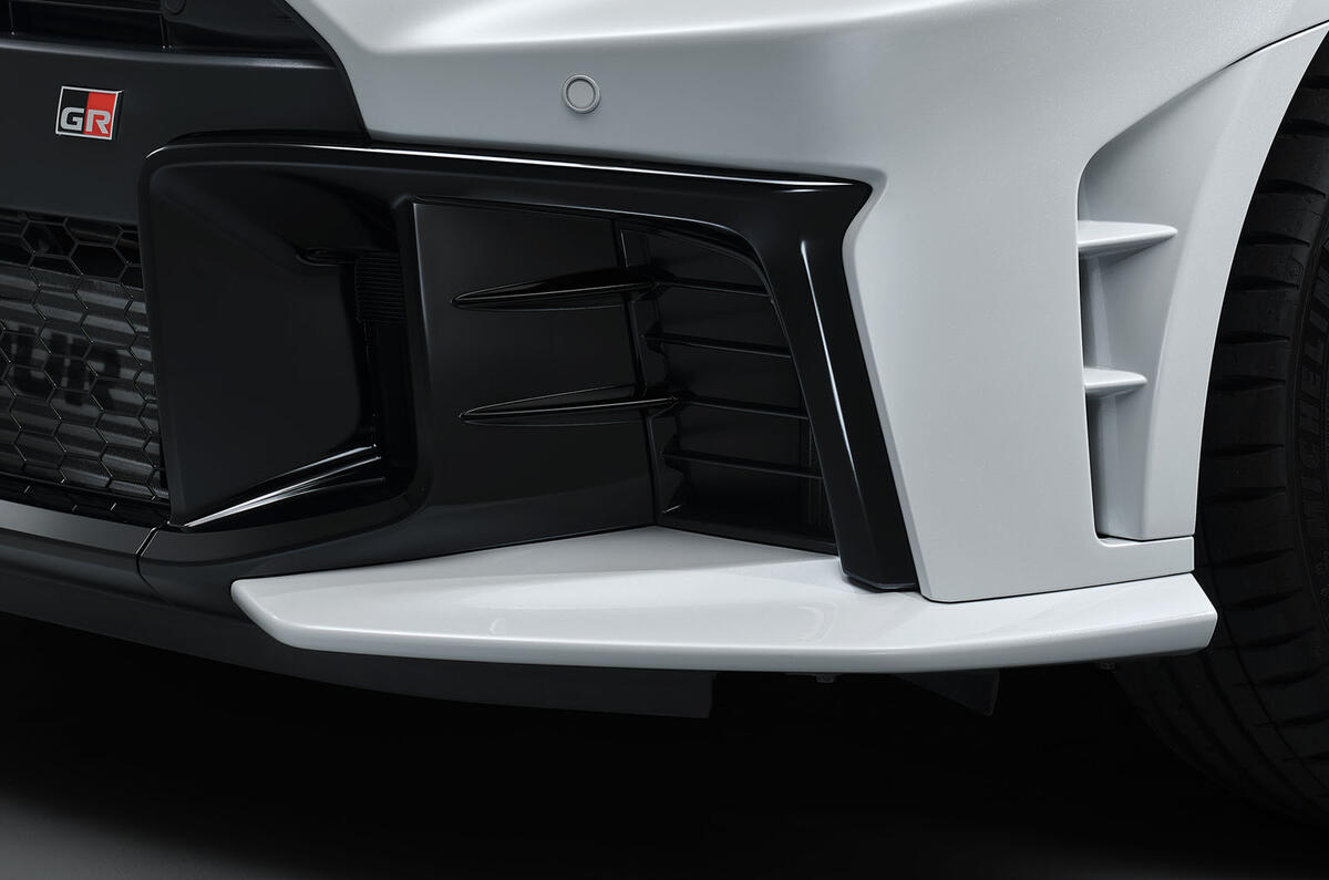 Toyota GR Yaris Aero Performance front bumper detail Toyota GR Yaris Aero Performance front bumper detail