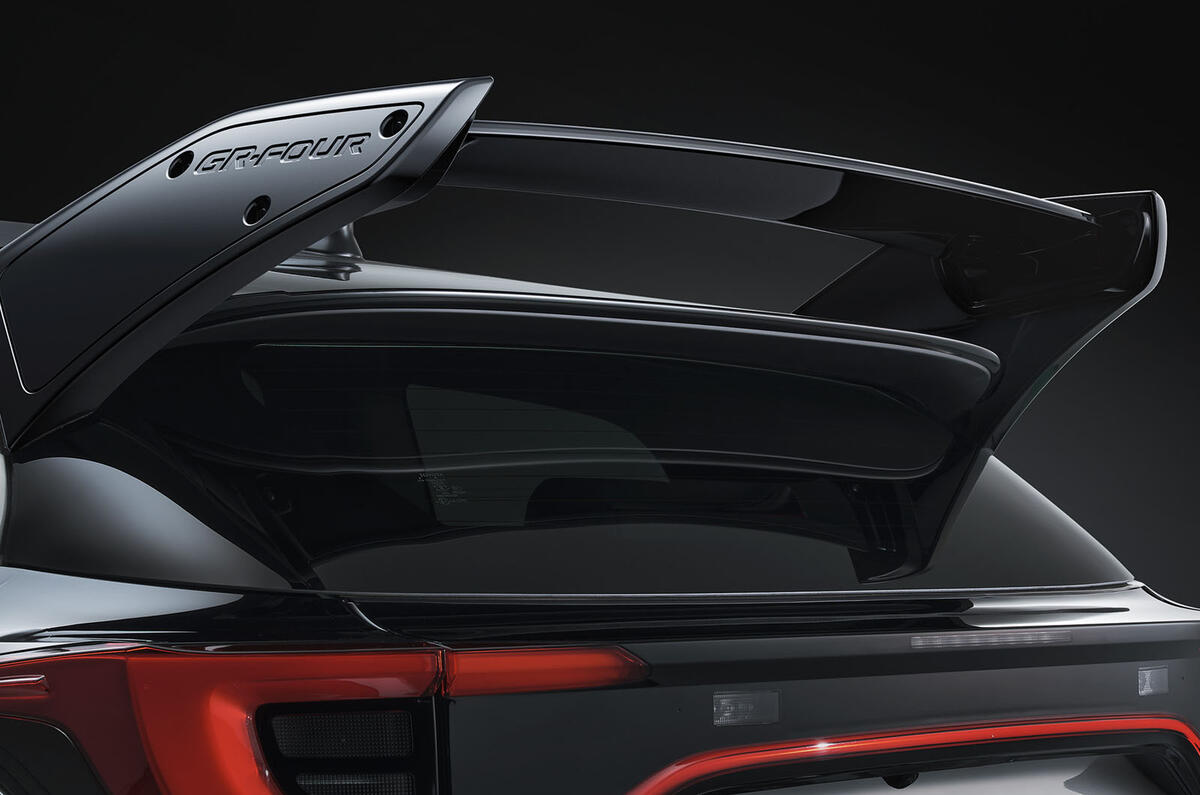 Toyota GR Yaris Aero Performance rear spoiler Toyota GR Yaris Aero Performance rear spoiler