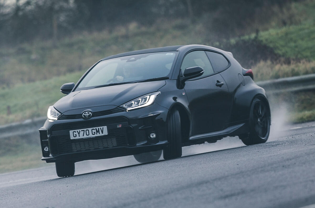 Toyota GR Yaris front sliding